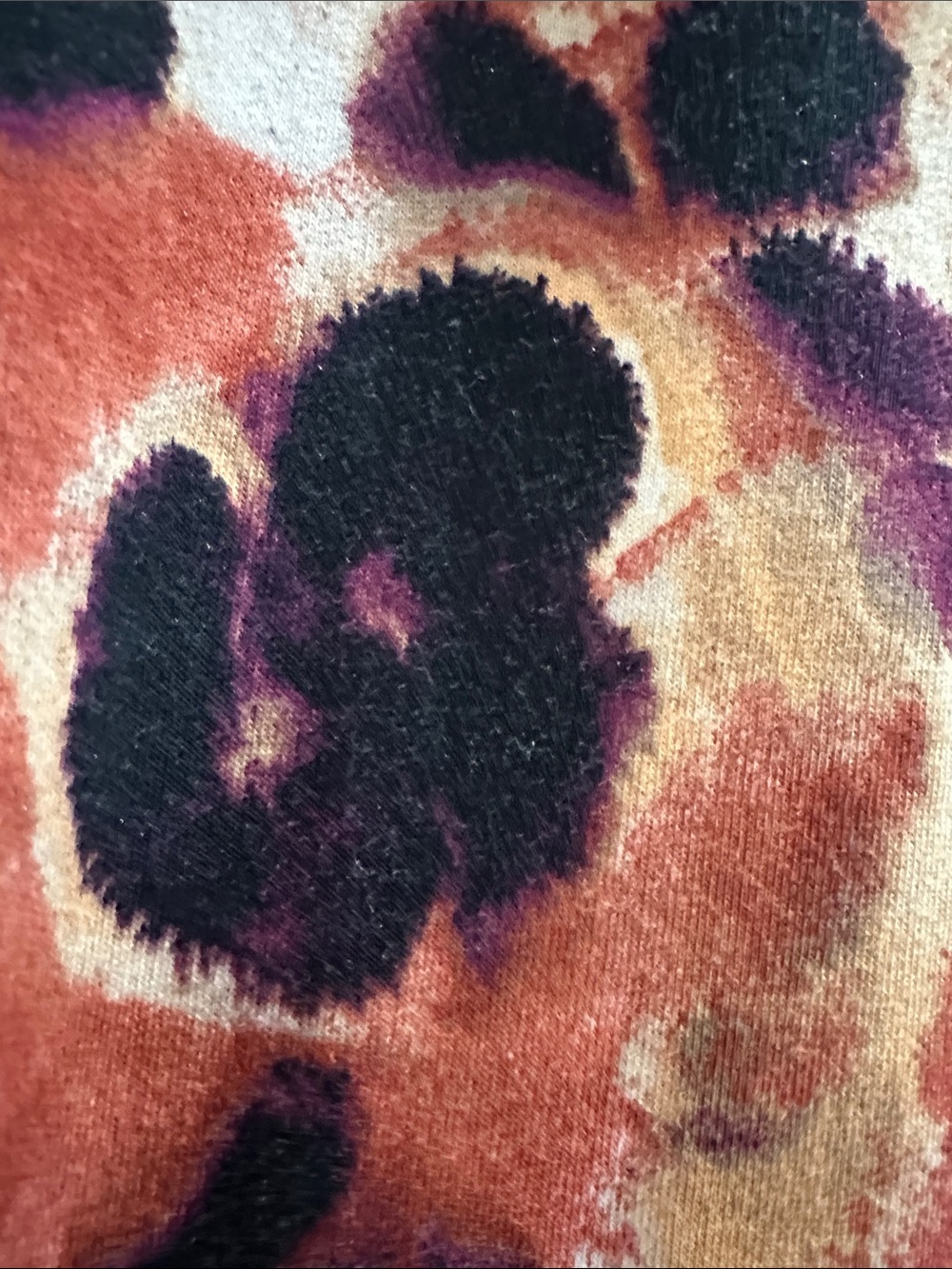 LOGO Lounge plus size by Lori Goldstein Multi-Color Leopard Print Ruffle-Hem Top - Picture 9 of 13